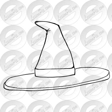 witch hat outline  classroom therapy  great witch hat clipart