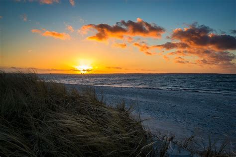 tagesende  der ostsee foto bild landschaft urlaub sunset bilder auf fotocommunity