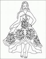 Fashion Coloring Pages Floral Thumbs sketch template
