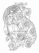 Pisces Coloring Pages Coloriage Adult Zodiac Signs Sheets Coloriages Colorier Deviantart Sirenes Rogue Night Books Mermaid Adultes Feuilles Pour 95kb sketch template