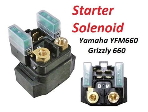 starter relay solenoid yamaha yfm grizzly  bd trade