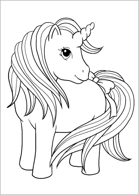 unicorn coloring pages  kids printable atilarescue