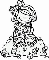 Fall Melonheadz Clipart September Happy Friends Cute Clip Leaf Coloring Pages Stamps Clipground Autumn Illustrating Lori sketch template