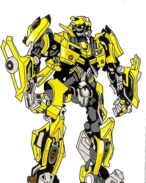 draw transformers prime bumblebee
