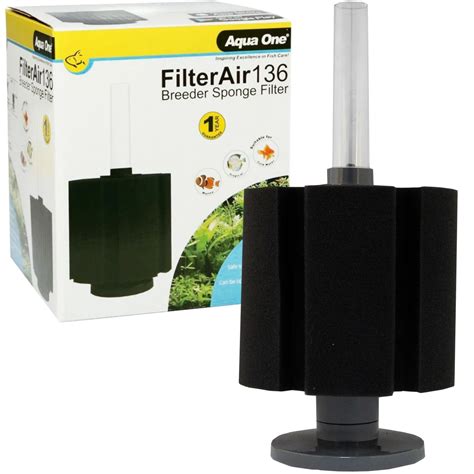 aqua  filterair  large air operated sponge filter wxhxcm  xy  equivalent