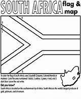 South Flag African Africa Coloring Pages Clipart Crayola Color Grade Country Theme Print Map Printable Clipground Popular sketch template