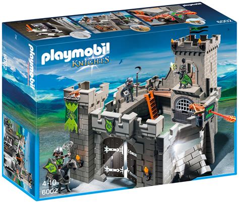 playmobil knights  pas cher fort des chevaliers du loup