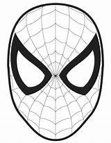 Spiderman Mask Drawing Clipartmag Coloring sketch template