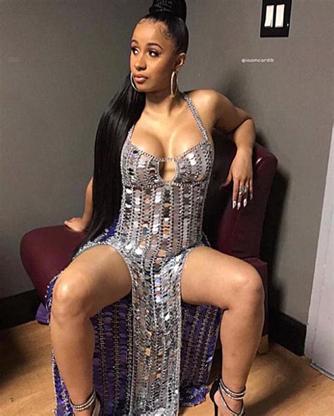 cardi b s dress at bet hip hop awards — outfit is super sexy