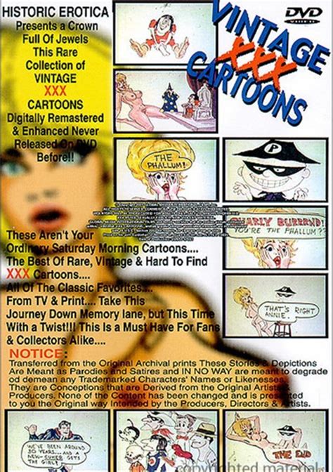 Vintage Xxx Cartoons Historic Erotica Adult Dvd Empire