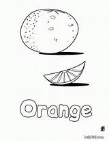 Orange Coloring Pages Color Kids Printable Clipart Fruits Comments Recommended Library Getcolorings Books Imagination Let sketch template
