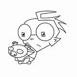 Invader Zim Coloring Pages Printable sketch template