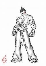 Tekken Kazuya Deviantart sketch template