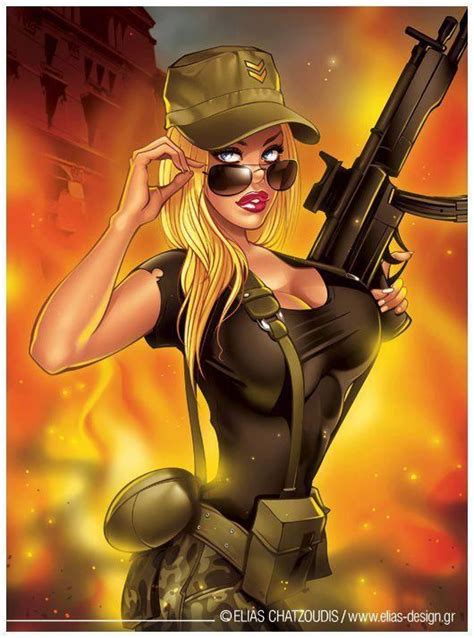 girls gun art airsoft girl girls women woman tactical military guns