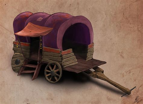 medieval carriage  skyshi  deviantart