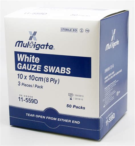 gauze swab multigate   cm xs  medical supplies
