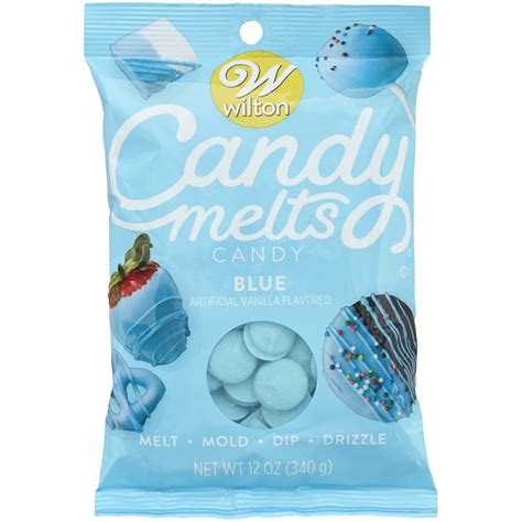 wilton candy melts flavored oz blue vanilla michaels