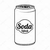 Soda Drawing Coloring Vector Illustration Sketch Pages Icon Colouring Template Paintingvalley Drawings Getdrawings sketch template