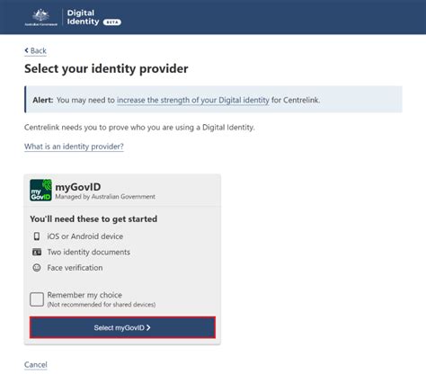 Mygov Help Link Centrelink To Mygov Using Your Digital Identity