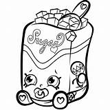 Coloring Pages Shopkins Clipartmag Sugar sketch template