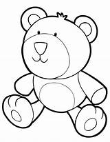Teddy Coloring Bears Bear Kids Plush Pages Choose Board sketch template