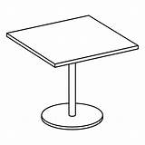 Table Square Clipart Glides Disk Base Clipground sketch template
