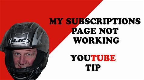subscriptions page  working youtube tip youtube