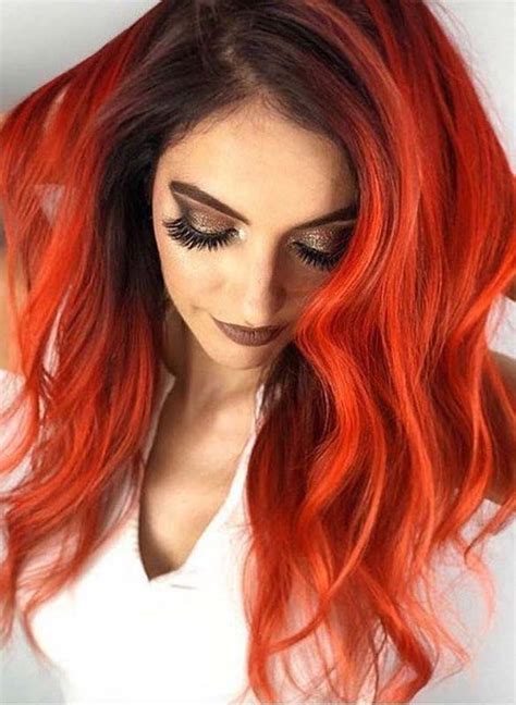 Intensively Bold Orange And Rose Gold Hair Color Ideas For 2019 Stylesmod