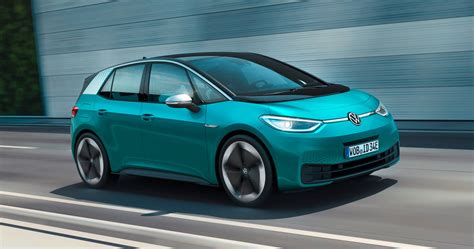 volkswagen unveils id electric hatchback  european market