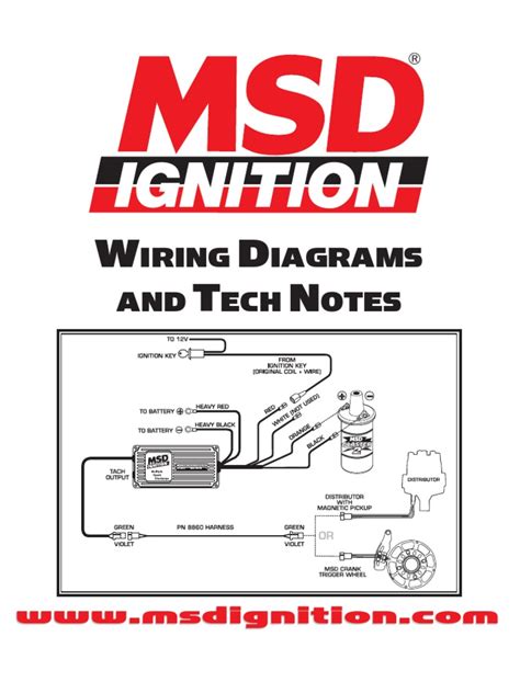 msd ignition wiring diagrams  tech notes distributor ignition system