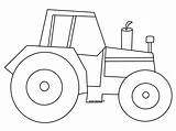 Tractor Coloring Pages Print Color Template Tracteur Traktor Templates sketch template