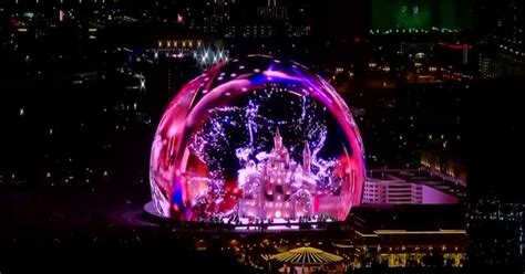video futuristic sphere  spectacular las vegas debut