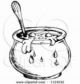 Cauldron Boiling Drawing Clipart Witch Water Outline Sketched Illustration Visekart Royalty Drawings Vector Caldron Getdrawings Paintingvalley 2021 Small Collection Webstockreview sketch template