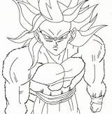 Coloring Dragon Ball Pages Gogeta Drawing Goku Easy Super Library Clipart Saiyan sketch template