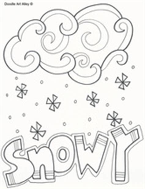 weather coloring pages classroom doodles