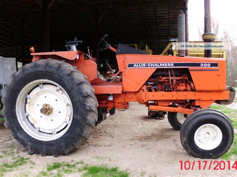 allis chalmers  tractor  pto hp