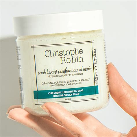 Christophe Robin Cleansing Purifying Scrub With Sea Salt 250ml Free Post