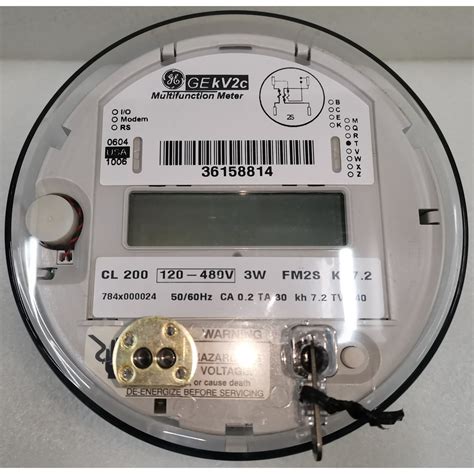 kvc fms kwh electric meter ge  aclara submeter   wire single phase shopee philippines