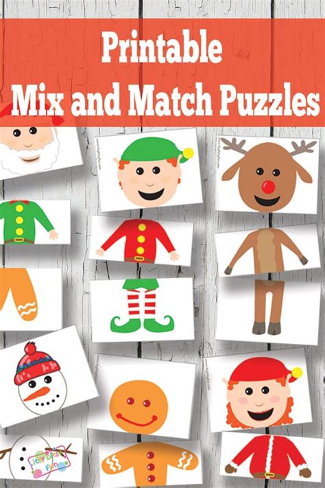 printable christmas puzzles busy bag itsy bitsy fun