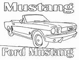 Mustang Coloring Pages Ford Car Draw Printable F250 Convertible Getcolorings Power High Color Tocolor sketch template