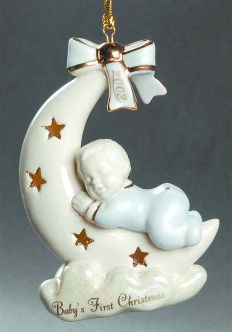 lenox babys  christmas ornament  boy  ebay
