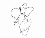 Birdo Coloring Pages Play Another sketch template