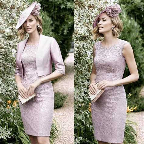 elegant lace mother of the bride dresses with wrap scoop