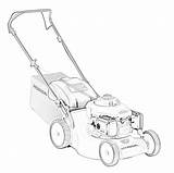 Mower Drawing Lawnmower Getdrawings sketch template