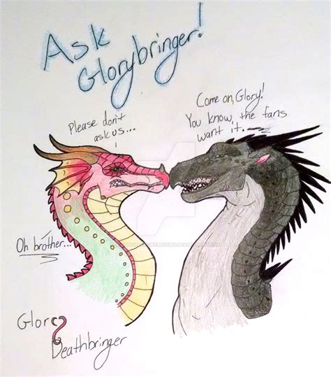 Ask Glory And Deathbringer Read Description By Spudbollercreations