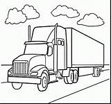 Coloring Truck Pages Semi Mack Trailer Drawing Crane Printable Colouring Big Grain Print Trucks Color Drawings Getdrawings Sheets Horse Rig sketch template