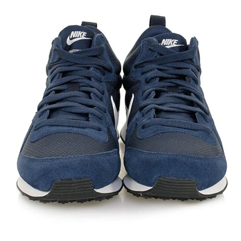 nike rubber internationalist mid midnight navy shoe   blue