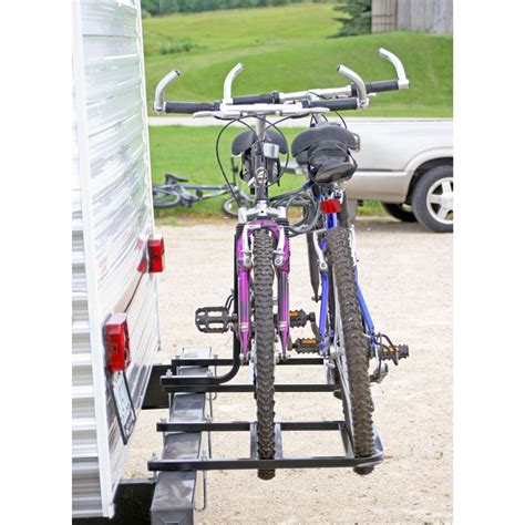 elevate outdoor rv bumper bike rack  bike  bike discount ramps