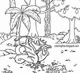 Coloring Pages Forest Enchanted Drawing Book Mystical Kids Color Magical Creatures Template Drawings Wonderful Printable Getdrawings Garden Land Fantasy sketch template