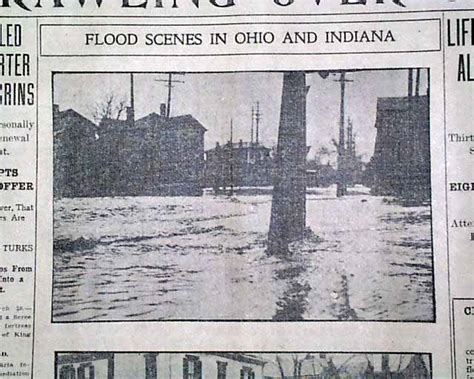 great ohio flood  rarenewspaperscom